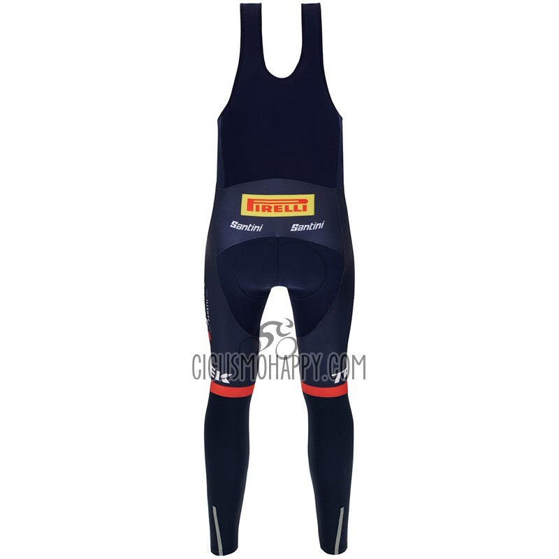 Trek Segafredo Cycling Jersey Bib Tight 2023 Men Long Sleeve White
